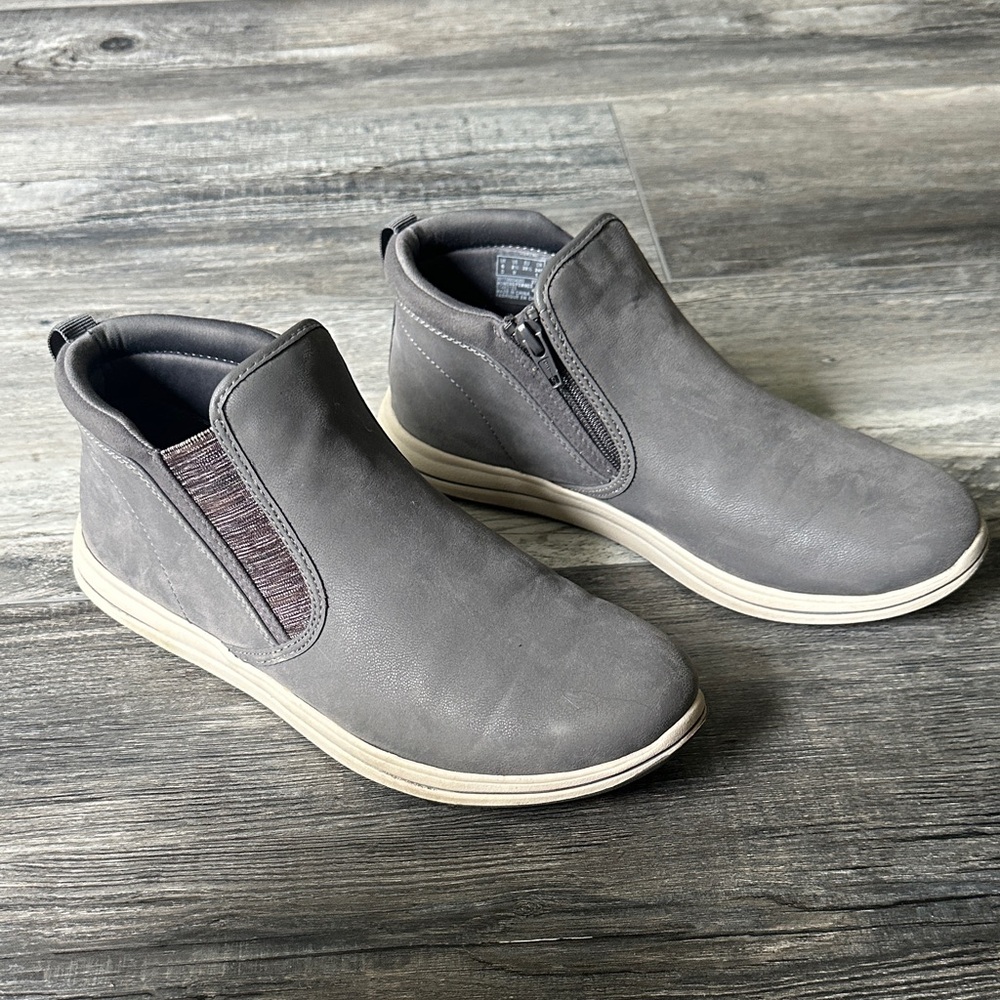 Cloudsteppers by Clarks Charcoal Women's Slip-On Boots